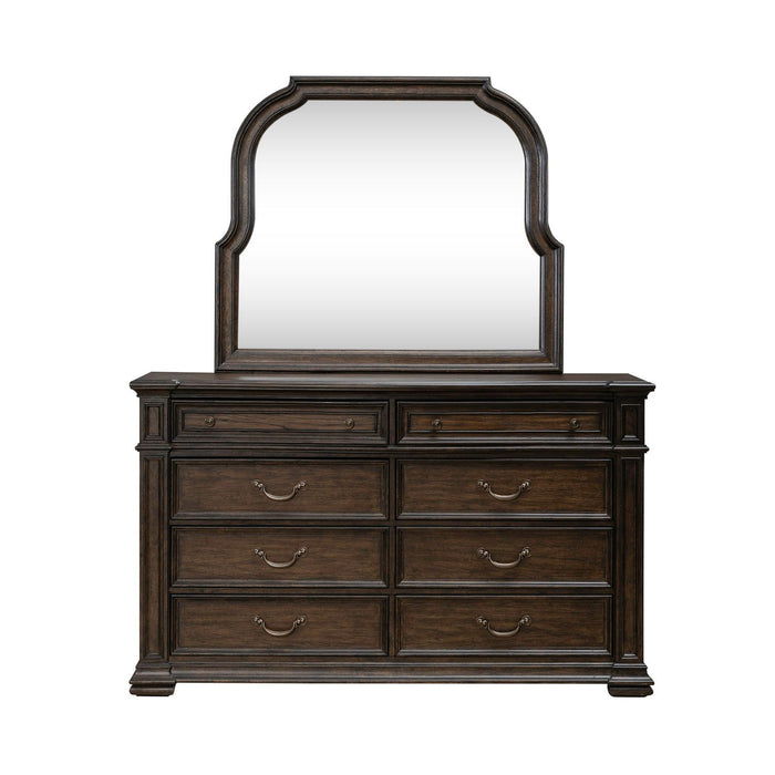 Provence Park - Dresser & Mirror - Brown