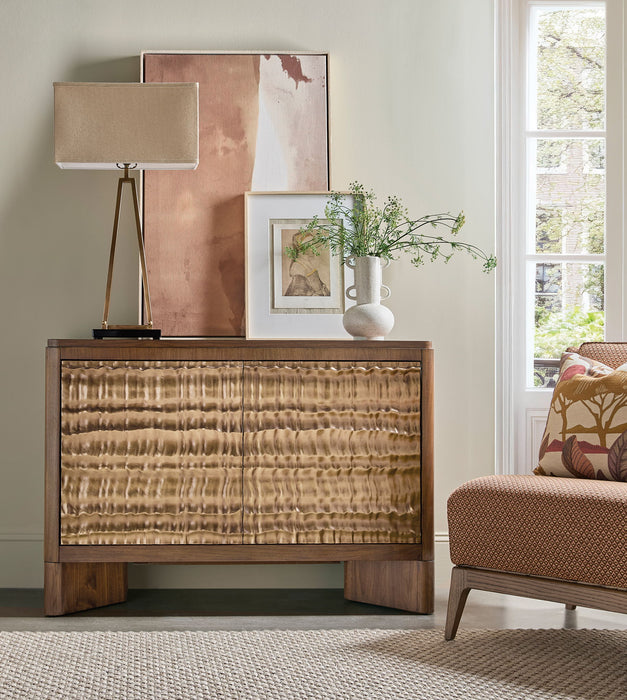 Eleana - Two Door Chest - Medium Wood / Light Brown