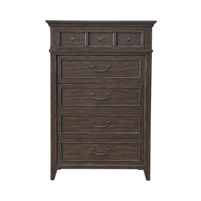 Paradise Valley - 5 Drawer Chest - Dark Brown
