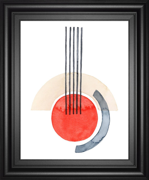 22x26 Deco Sunrise III By Grace Popp - White