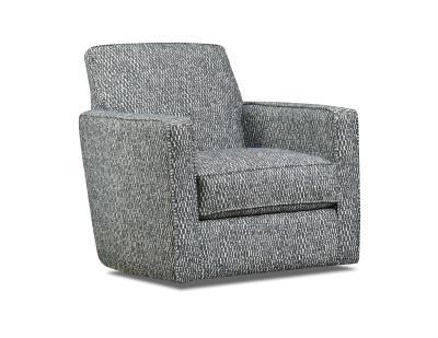 3500 Universal Denim Swivel Glider Chair