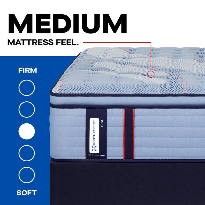Posturepedic Pro - Dupont II Euro Pillow Top Medium Mattress