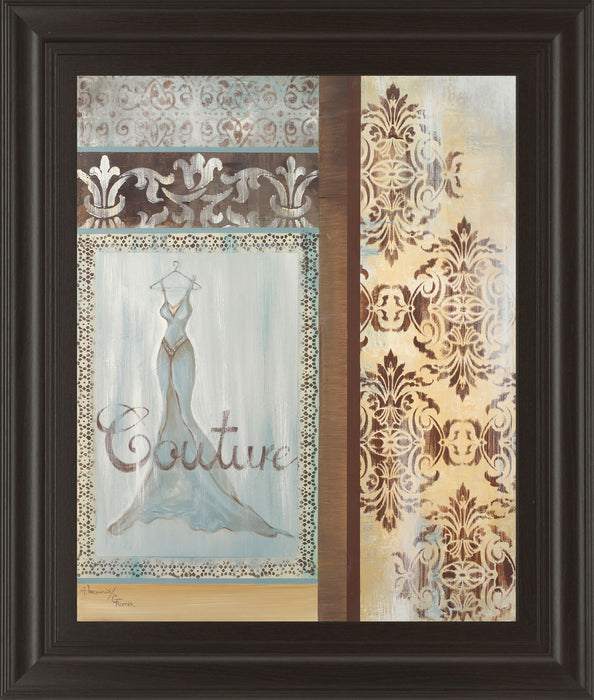 Couture By Hamkimipour-ritter - Framed Print Wall Art - Beige