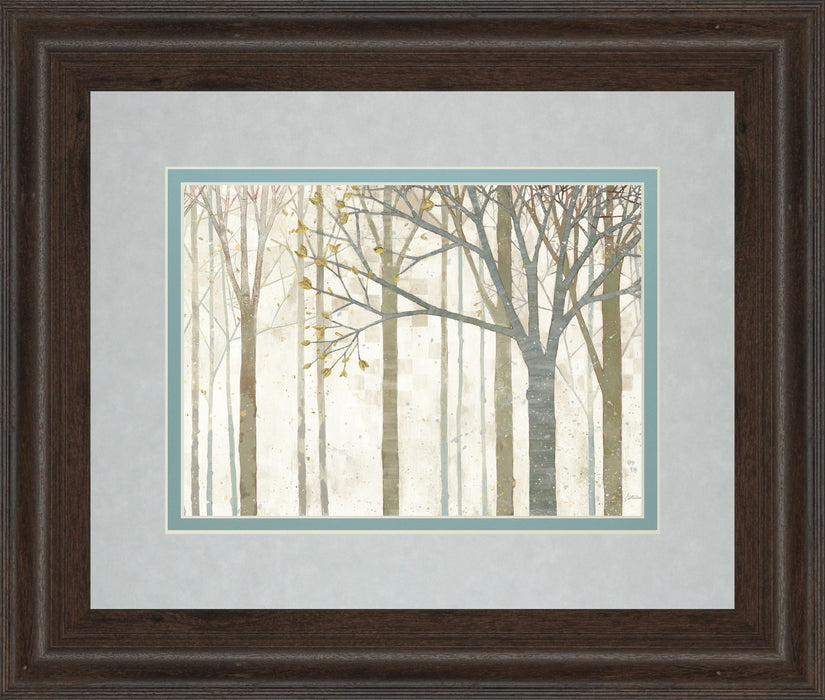 In Springtime No Border By Katherine Lowell - Framed Print Wall Art - Beige