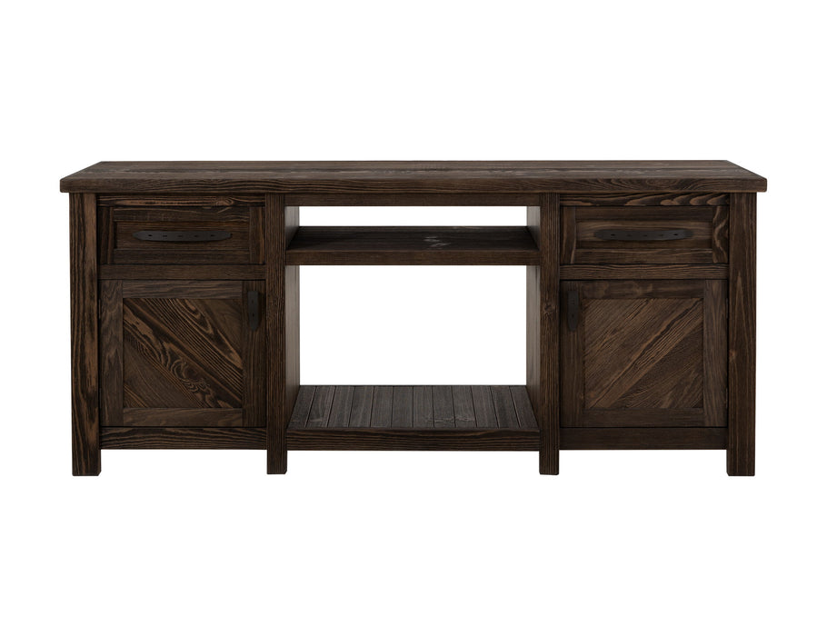 Dutton - Electric Fireplace - Rookwood Brown