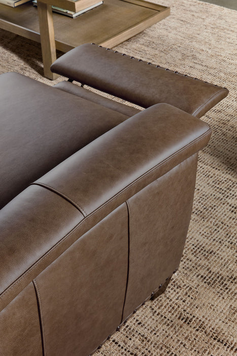 MS - Julian Zero Gravity Power Recliner with Power Headrest - Dark Brown
