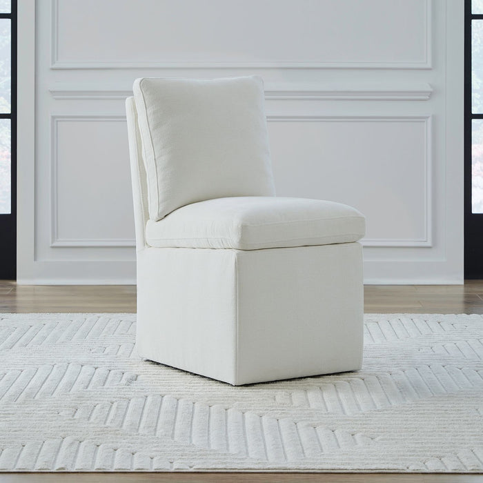 Accent Dining - Accent Dining Chair With Casters