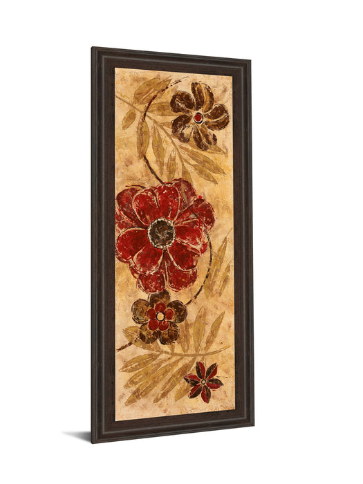 Touch Of Honey Il By Maria Donovan - Framed Print Wall Art - Light Brown