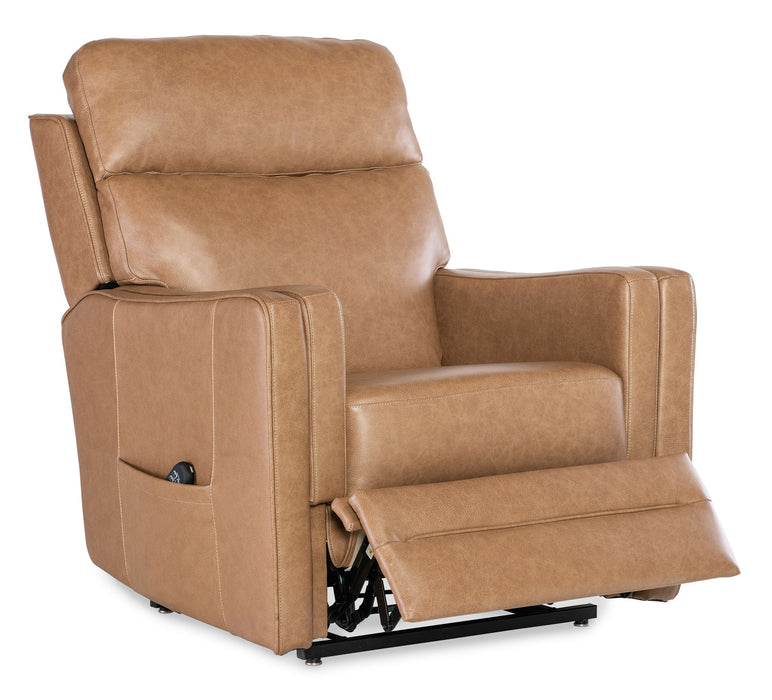 RC - Thyme Power Recliner With Power Headrest, Lumbar, And Lift - Light Brown