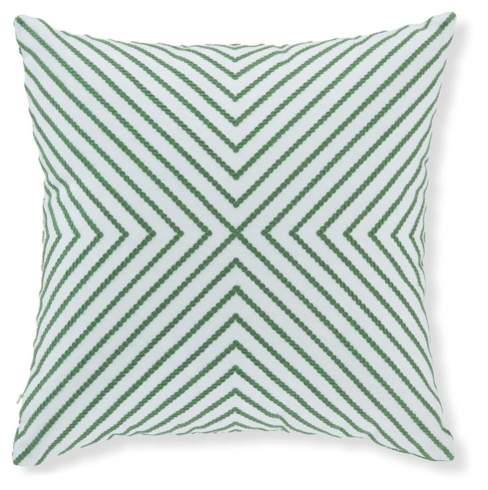 Bellvale - Pillow (Set of 4) - Green / White
