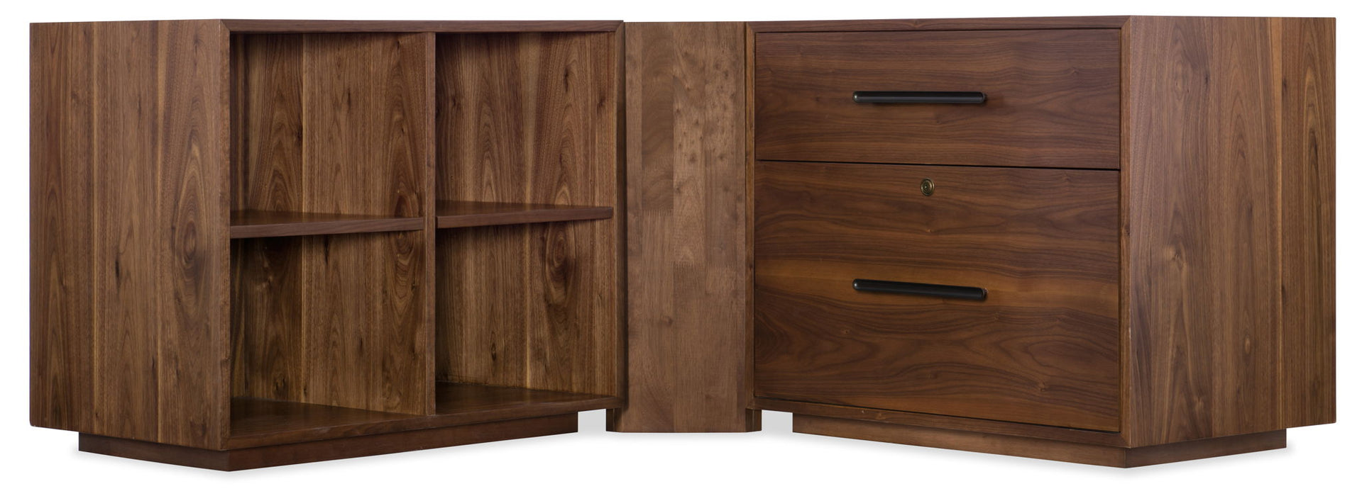 Elon - Bunching Short Bookcase - Dark Brown