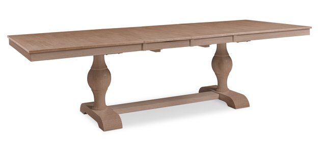 Cosmopolitan Collection - Dbl Leaf Tabletop w/ Grandeur Base