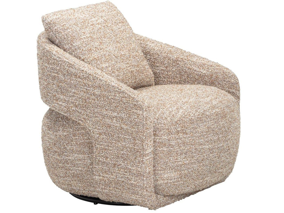 Elio - Lounge Chair - Beige / Gray