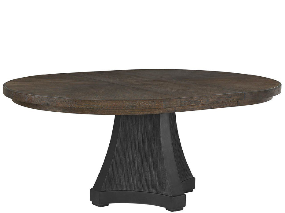 Montclair - Cinder Dining Table - Dark Brown / Dark Gray