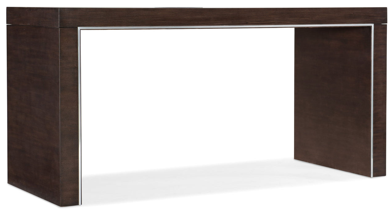 Work Your Way - 60" House Blend Writing Desk - Dark Brown