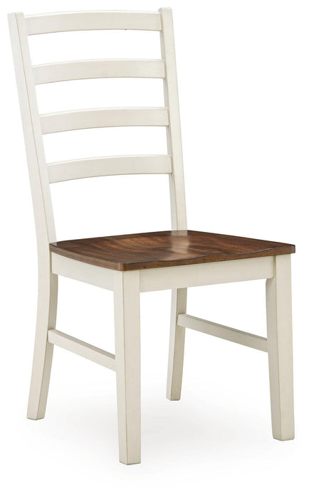 Brinfern - Dining Room Side Chair (Set of 2) - Brown / Antique White