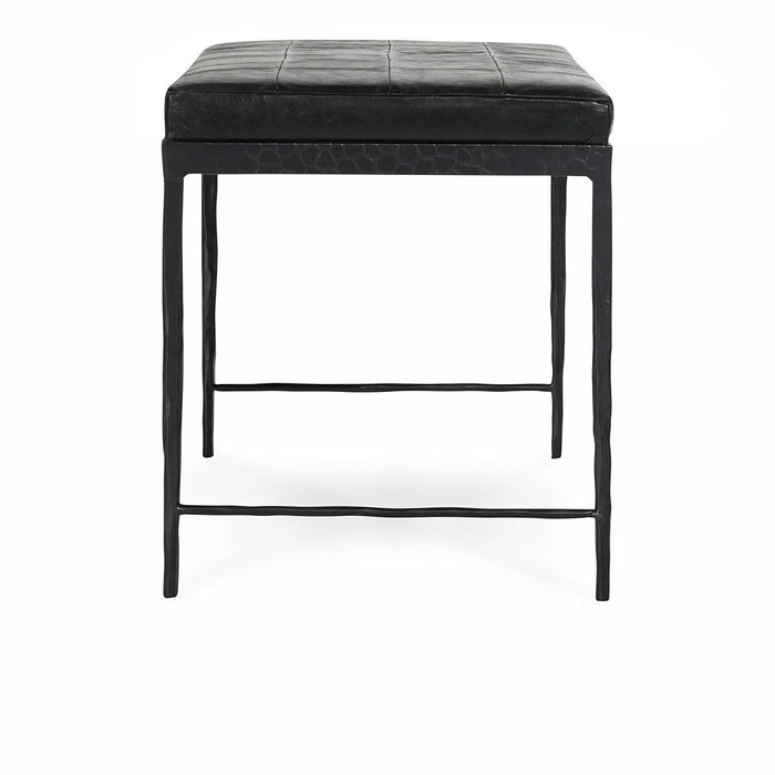 Malo - 28" Leather Bench
