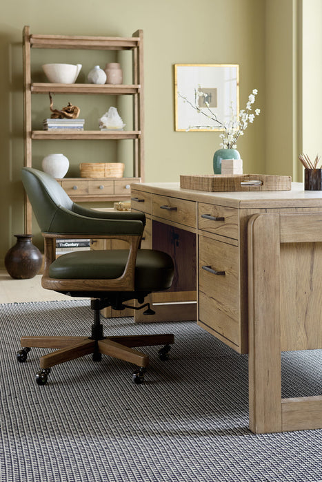 Home Office - Executive Desk - Light Brown