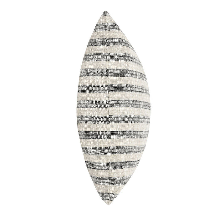 Linna - 24" x 24" Pillow - Natural / Black