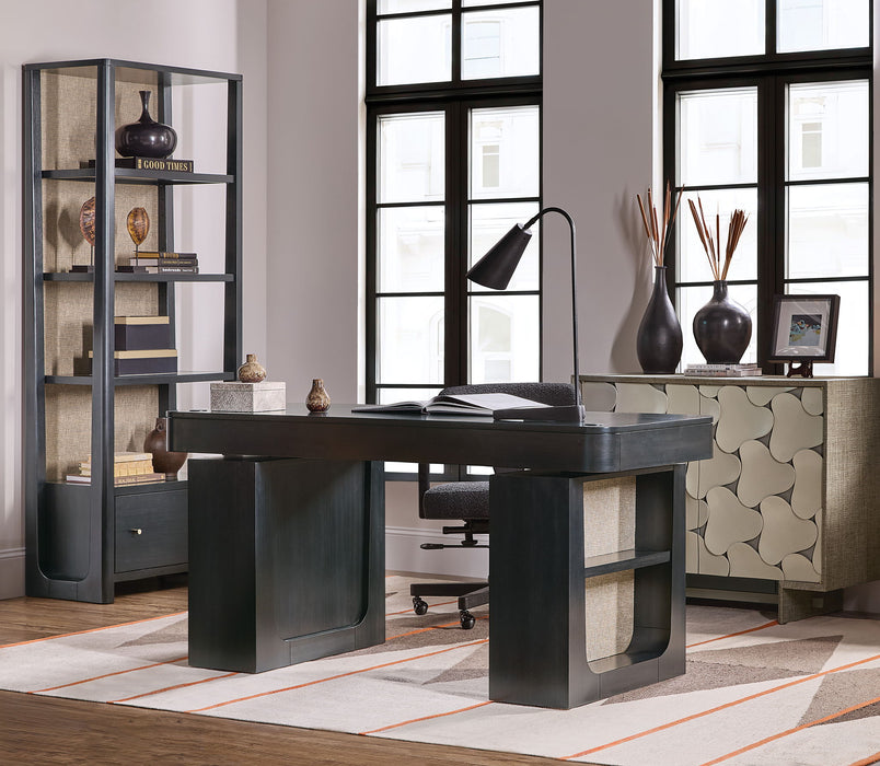 Melange - Pinwheel Hall Chest - Gray