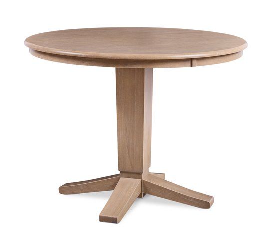 Dining Essentials - 42" Round Solid Top w/ 30"H Aria Pedestal