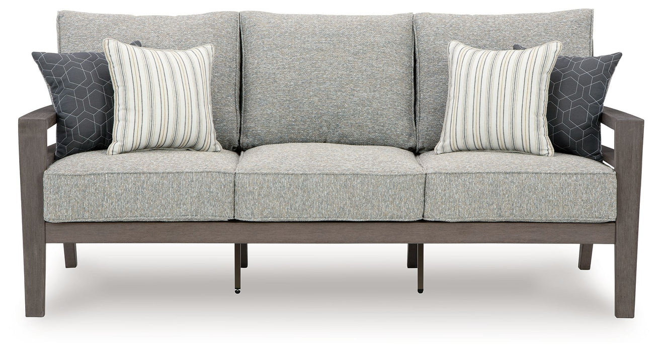 Hillside Barn - Sofa With Cushion - Gray / Brown