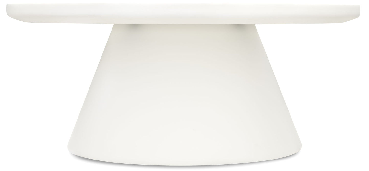 Bazaar - Pedestal Coffee Table - Bone