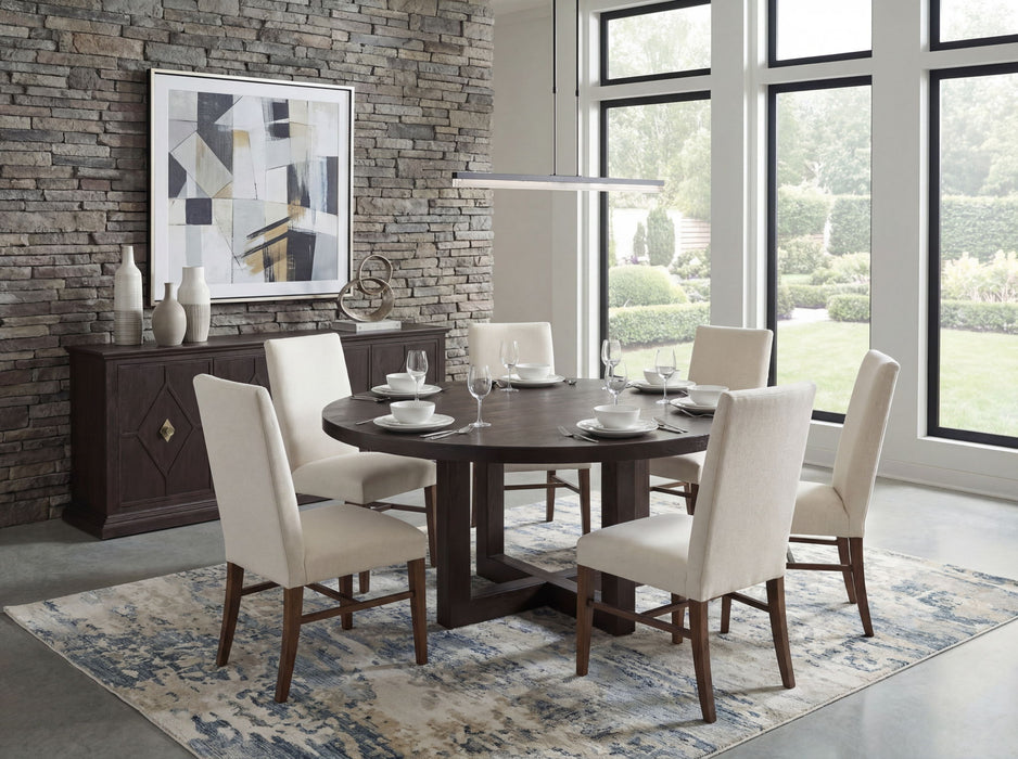 Driftwood - Upholstered Side Chair (Set of 2) - Beige / Worn Saddle