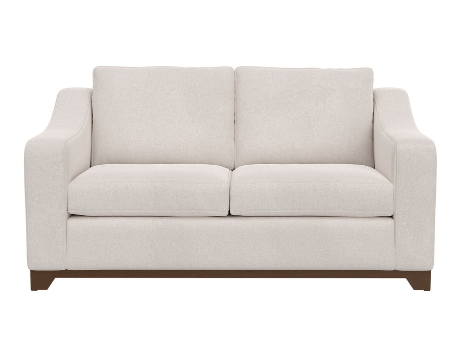 Natural Parota - Loveseat - Mink Withe