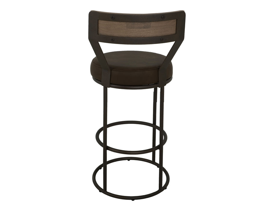 Xel-Ha - Upholstered Barstool - Dark Chocolate
