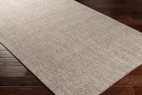 Corner detail showing the medium wool pile of the Aiden AEN-1005 rug