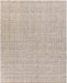 Aiden AEN-1005 hand-tufted wool area rug in gray and khaki, 8' x 10'