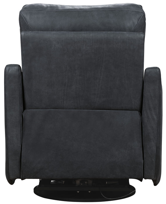 RC - Lewis Power Swivel Recliner - Black