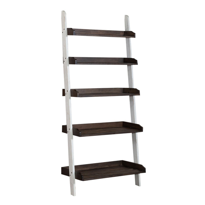 Farmhouse - Leaning Bookcase - White