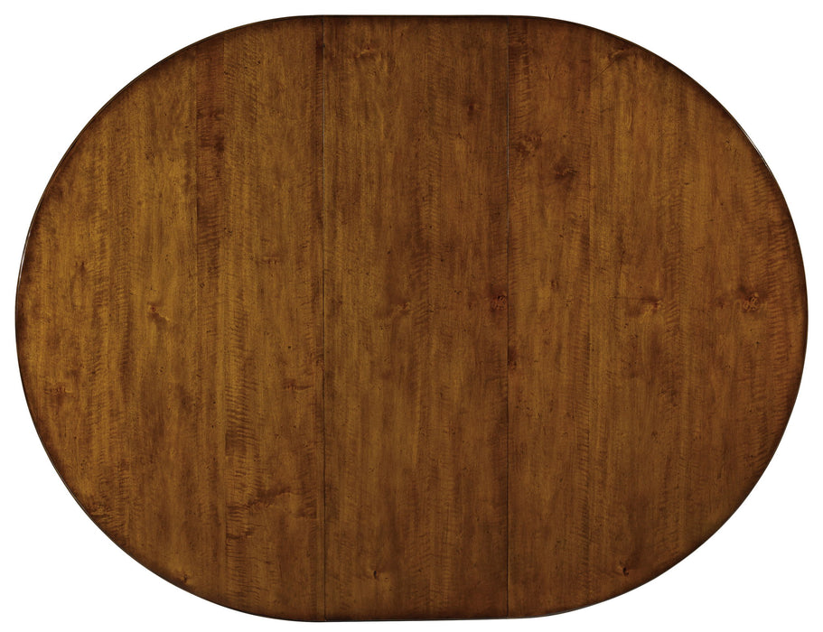 Tynecastle - Round Pedestal Dining Table With One 18" Leaf