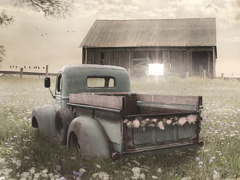 The Old Ride By Lori Deiter - Dark Gray