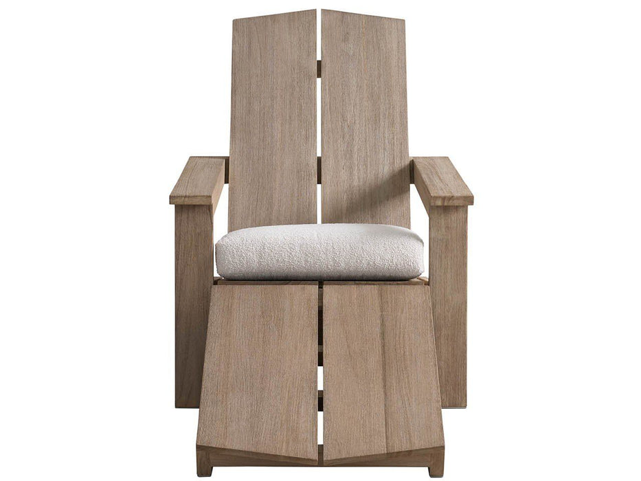Coastal Living Outdoor / Saratoga - Adirondack Ottoman - Light Brown