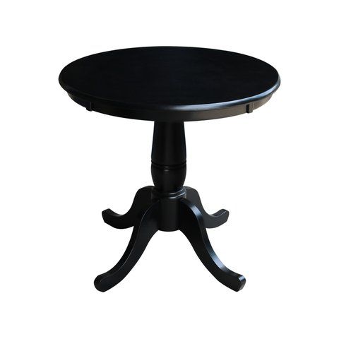 Dining Essentials - 30" Round Table Top w/30"H Traditional Pedestal