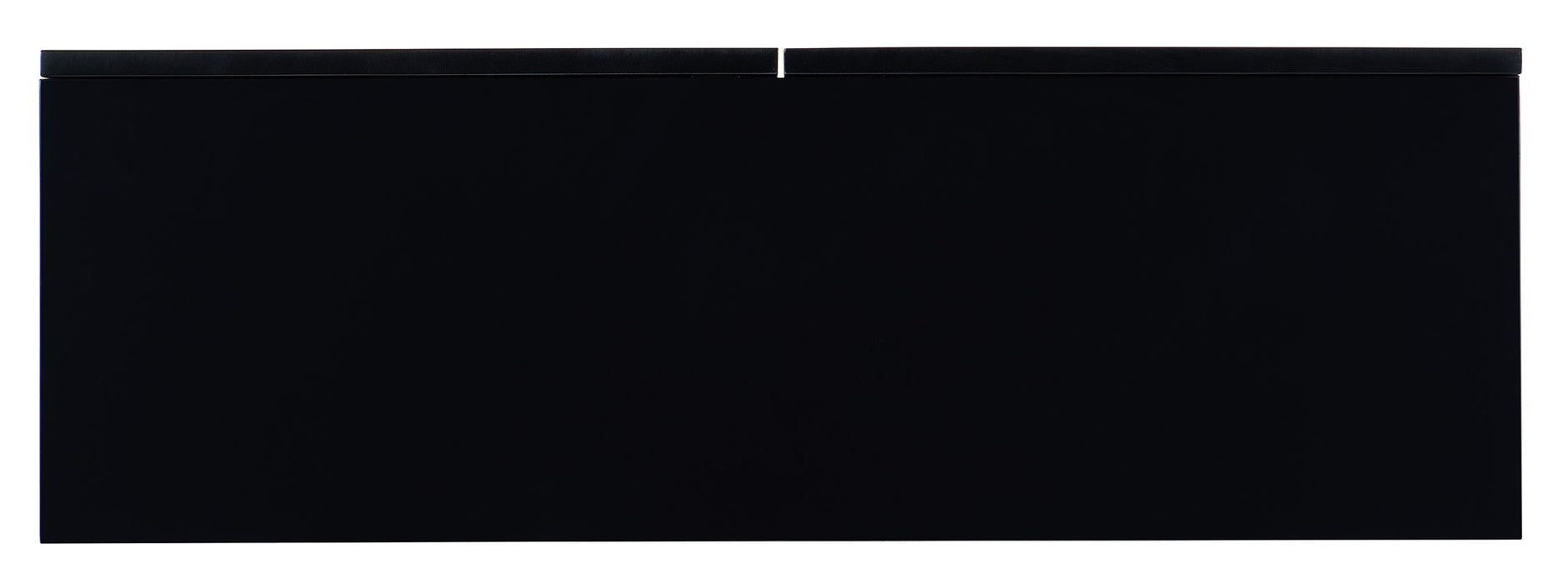 Melange - Fingerprints 2-Door Credenza - Black / Gold