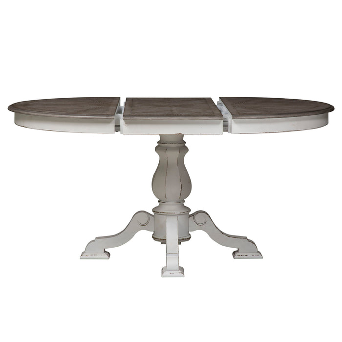 Magnolia Manor - Pedestal Table - White