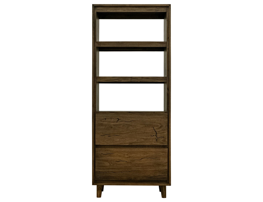 Savia - 2 Drawer Bookcase - Brown