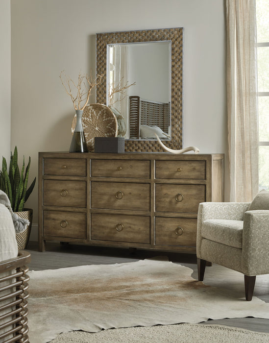 Sundance - Portrait Mirror - Light Brown