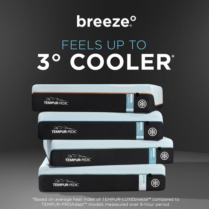 Breeze - Tempur-Probreeze Medium Hybrid Mattress