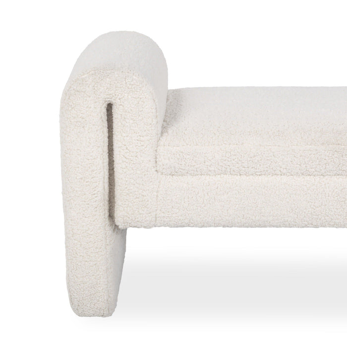 Ada - Bench - Ivory Fleece