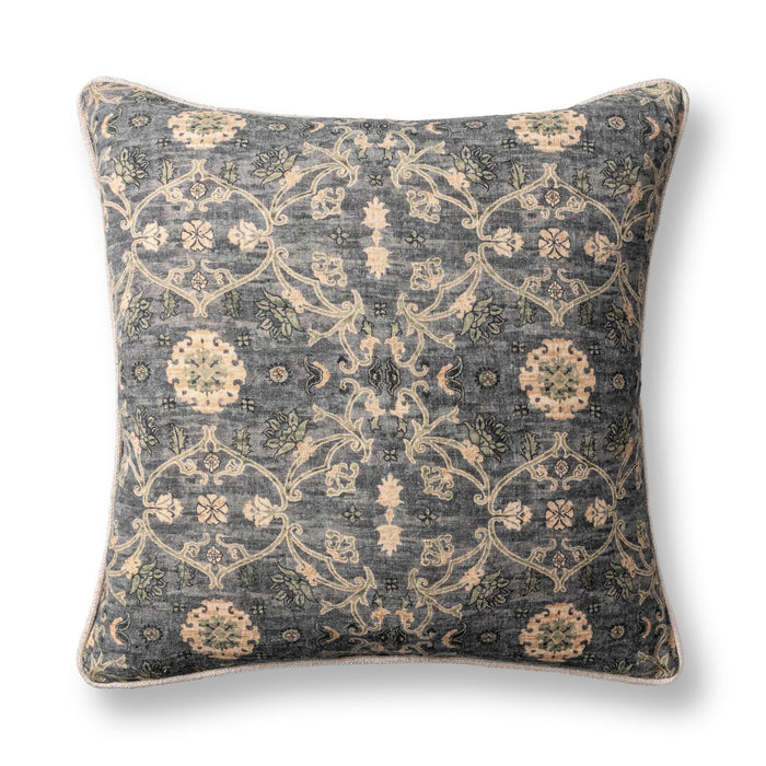 Ira - 22" x 22" Accent Pillow - Blue Sea Multi