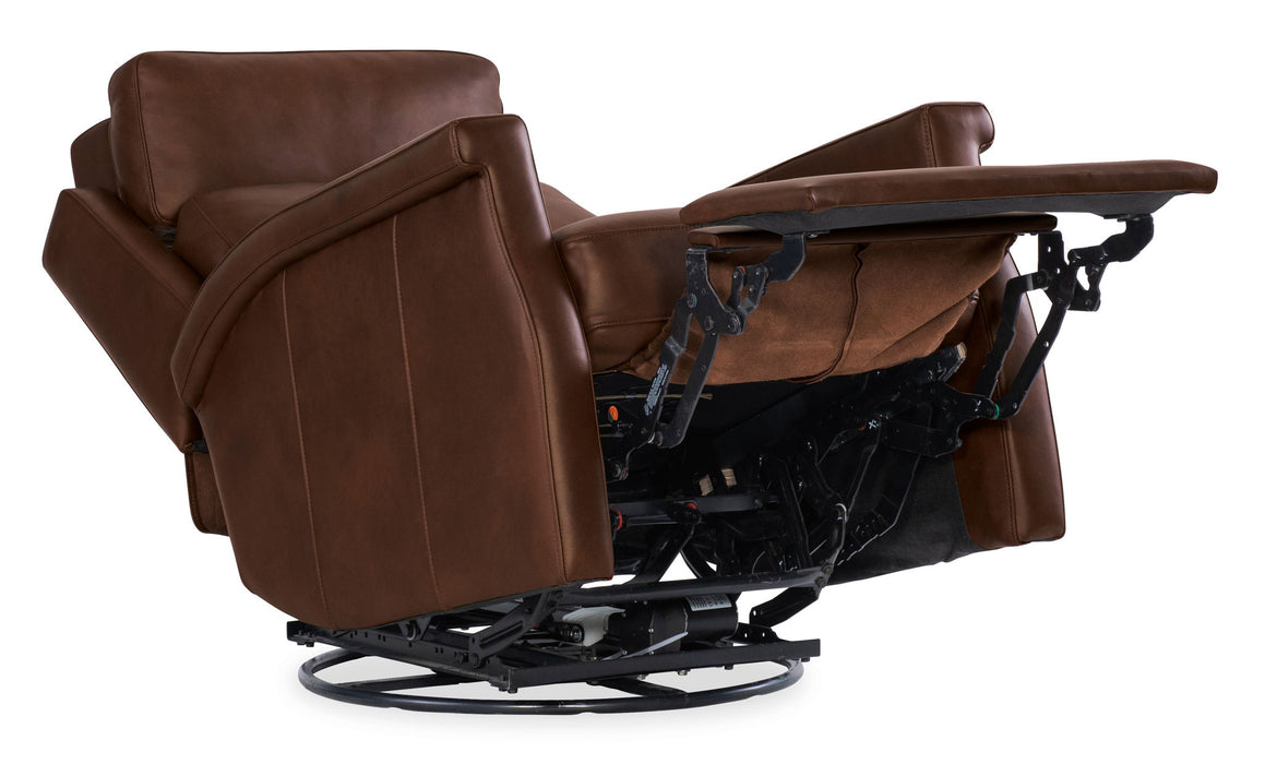 RC - Kaufman ZG Swivel Power  Recliner With  Pop-Up Headrest