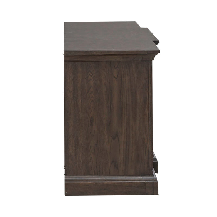 Paradise Valley - 78" Entertainment Console - Dark Brown