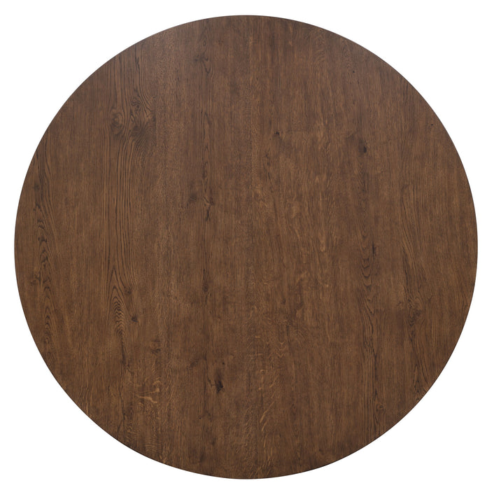 Cashiers - Round Drop-Leaf Dining Table - Chestnut