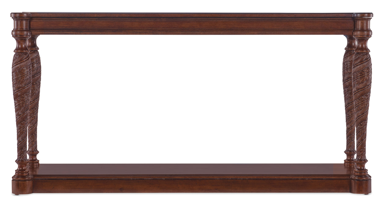 Charleston - Wood Traditional Console Table - Dark Brown