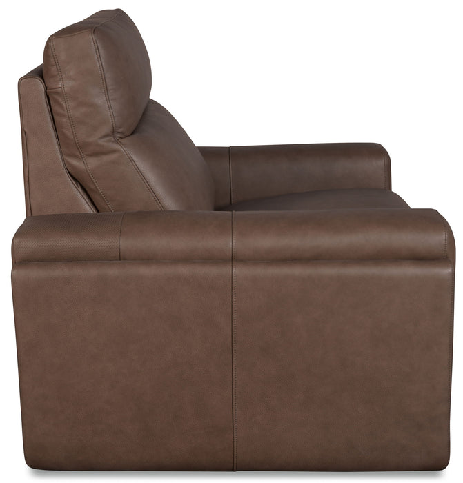 MS - Simone ZG Power Recliner With Power Headrest and BT speaker - Brown
